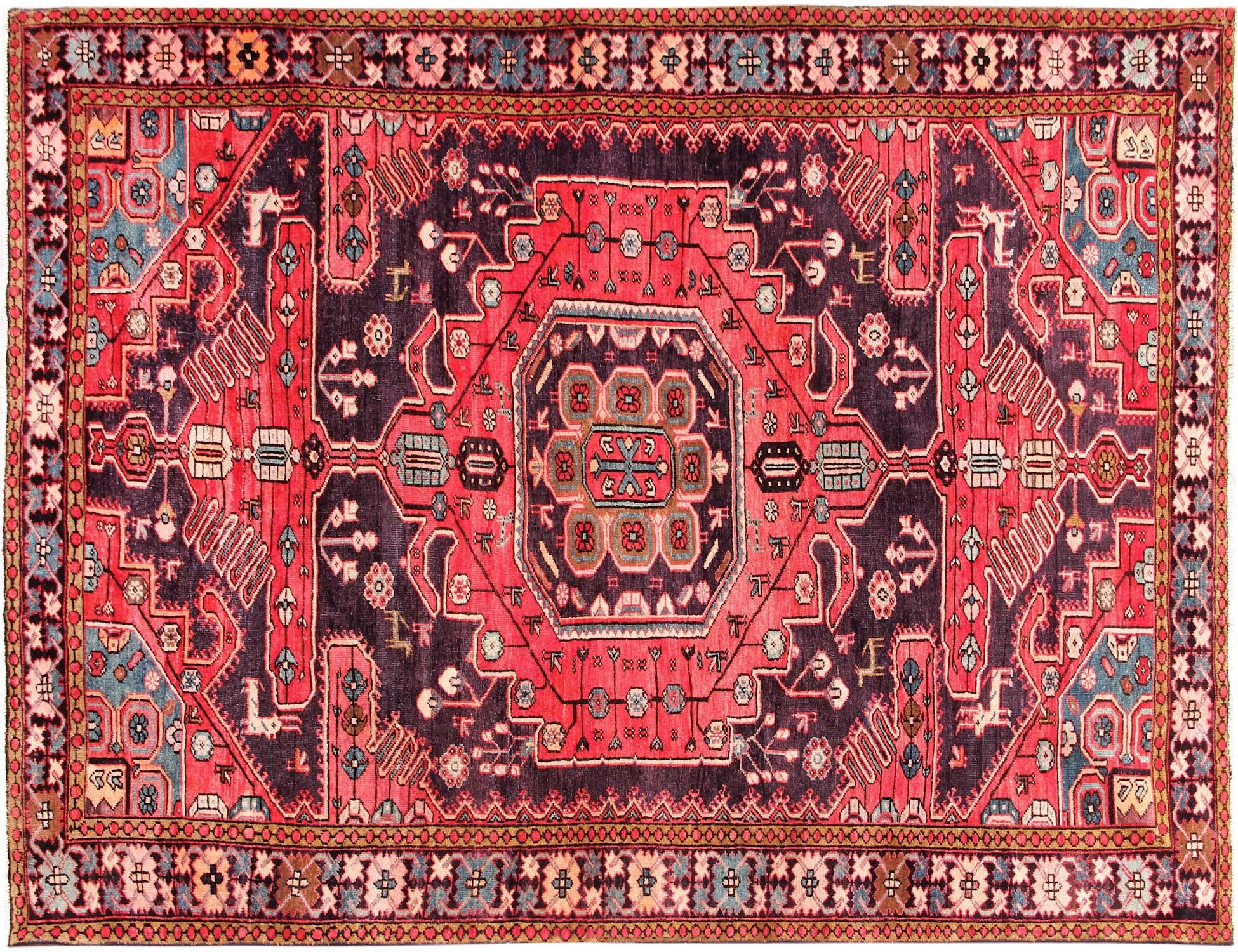 Hamadan Tappeto  blu <br/>289 x 200 cm