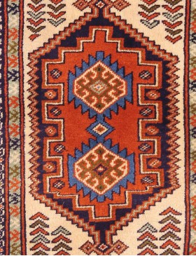 Beige Persia Turkman Teppe  90 x 63 cm