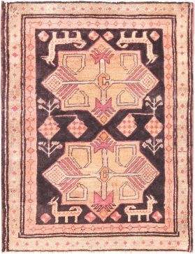 Hamadan Tapis 91 x 66 bleu