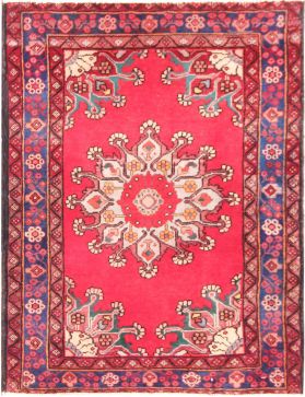 Hamadan Carpet 93 x 77 red 
