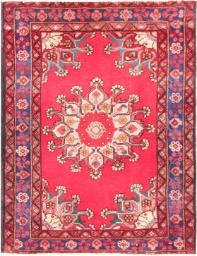 Hamadan Tapis 93 x 77 rouge