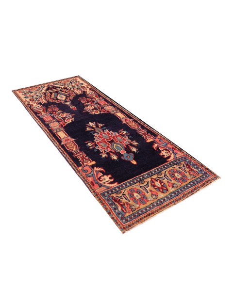 Blau Persien   Sarough Teppich  96 x 51 cm