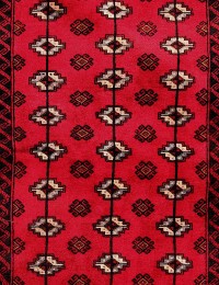 Rød persia Turkman Teppe  200 x 115 cm