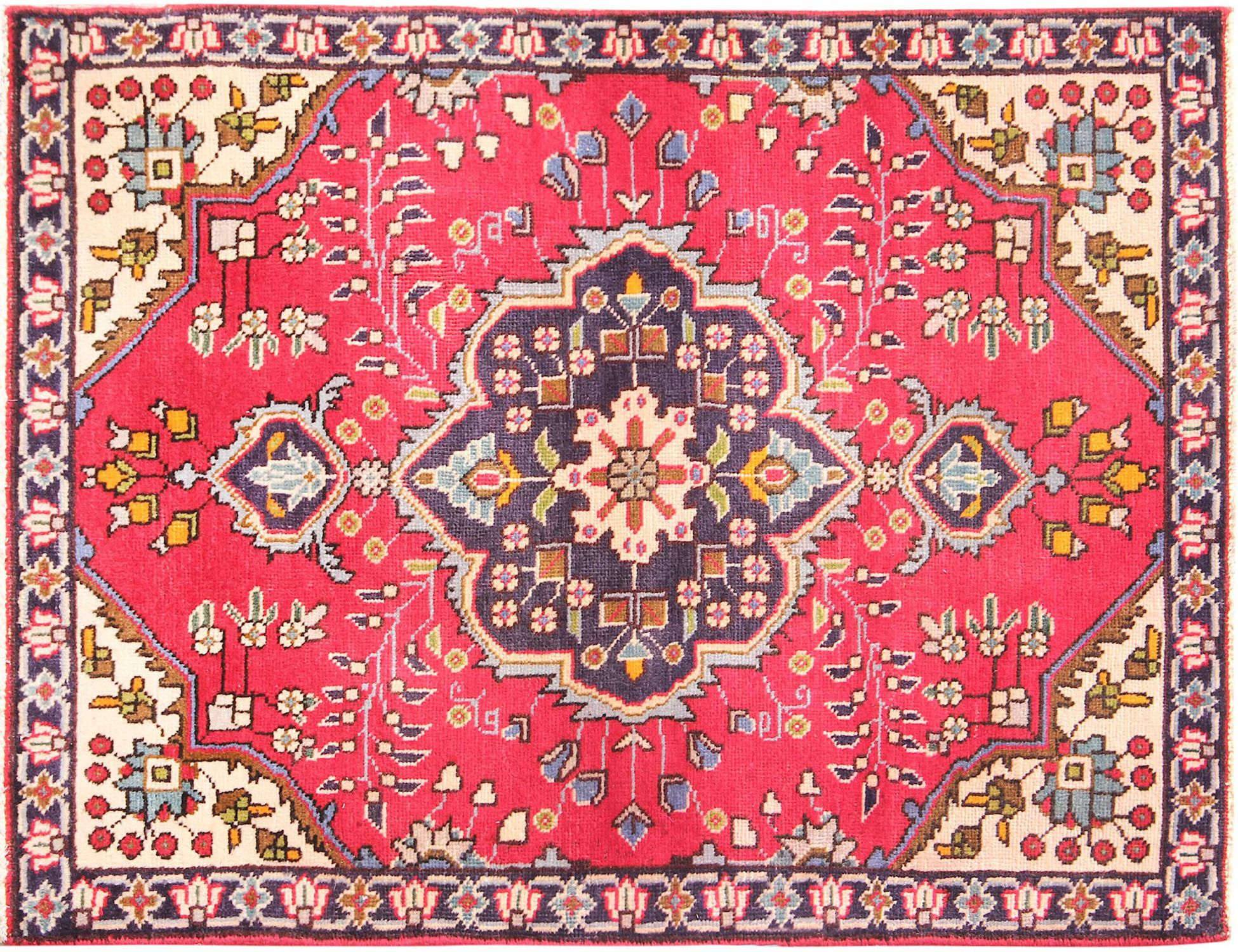 Tapis Persan vintage  rouge <br/>157 x 97 cm