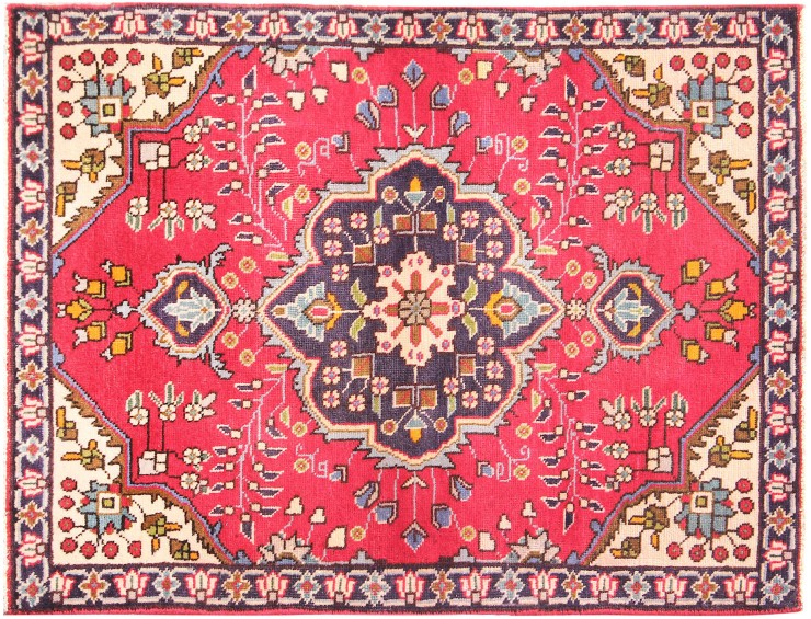 Rot Persien Persischer Vintage Teppich 157 x 97 cm