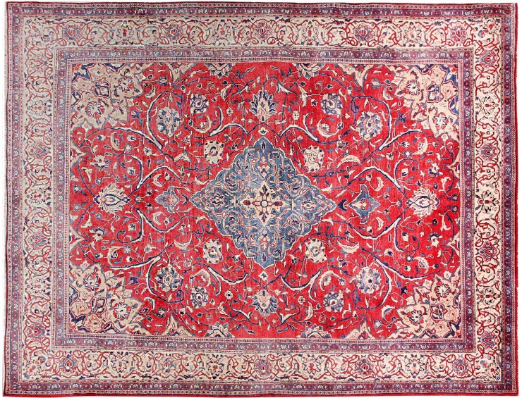 Rouge Persan Sarough Tapis 362 x 259 cm