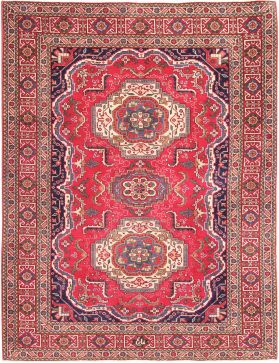 Tabriz Tapis 197 x 130 rouge