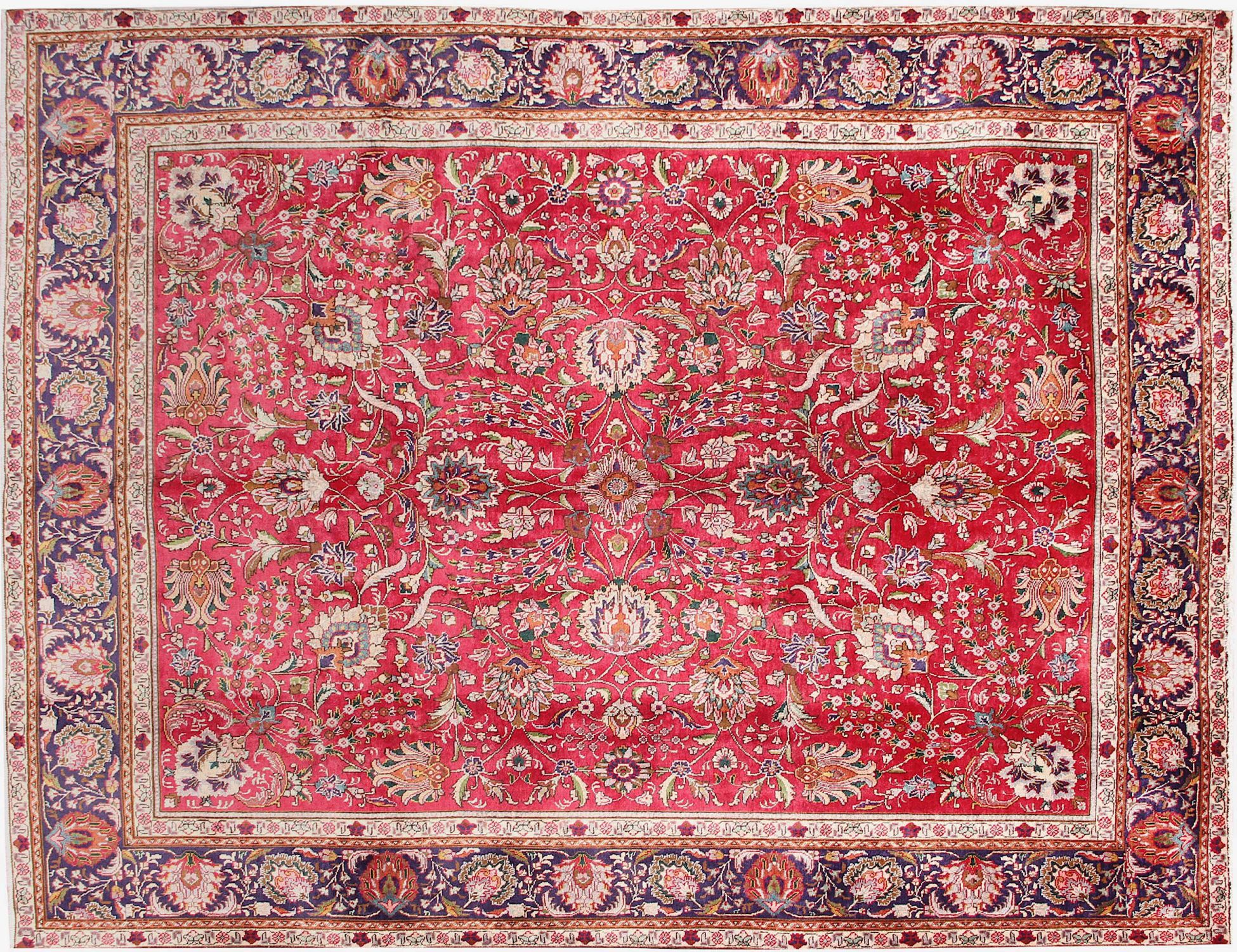 Tabriz Tappeto  rosso <br/>346 x 285 cm
