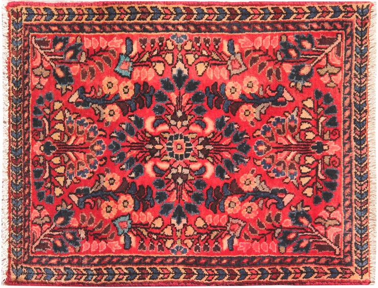 Punainen Persia Hamadan Matto 67 x 54 cm