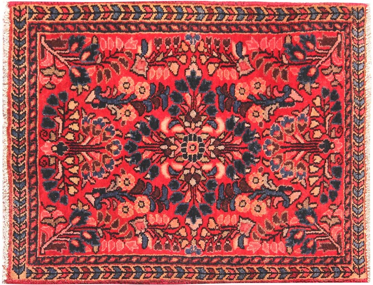 Rød persia Hamadan Teppe  68 x 54 cm