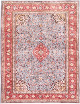 Qom Tapis 302 x 207 bleu