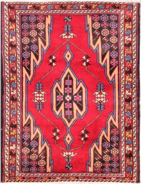 Hamadan Carpet 117 x 82 red 