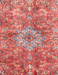 Rød Persien Sarough Tæppe 140 x 81 cm - view 4