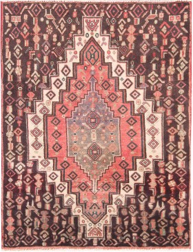 Blue Persia Hamadan Carpet 85 x 65 cm