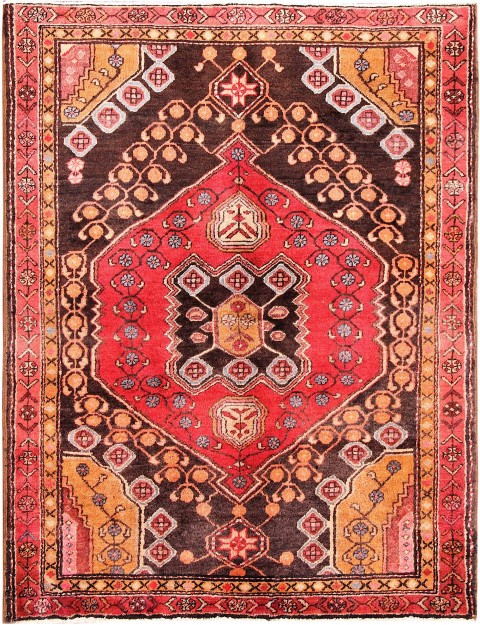 Blau Persien Tabriz Teppich 193 x 130 cm