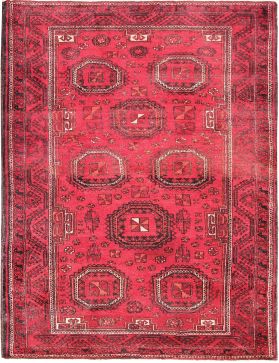 Turkman Carpet 171 x 95 red 