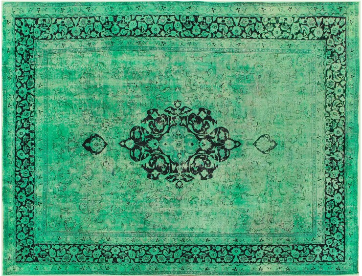 Vert Persan Tapis Persan vintage  385 x 285 cm