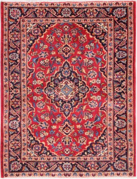 Red  Persia Keshan Carpet  136 x 100 cm