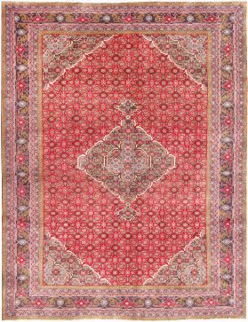 Tabriz Alfombra 286 x 199 rojo