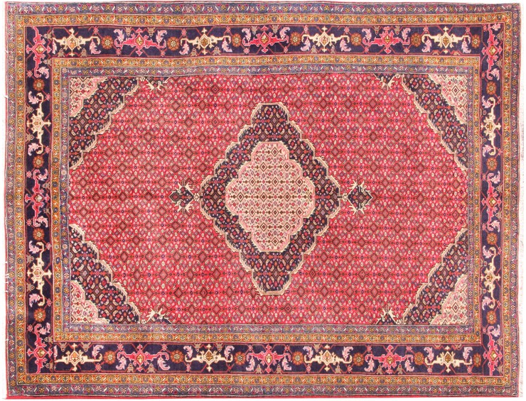 Bleu Persan Moud Tapis  291 x 195 cm