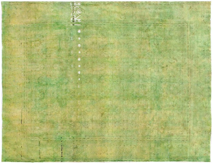 Verde Persiano Tappeto vintage persiano 370 x 290 cm