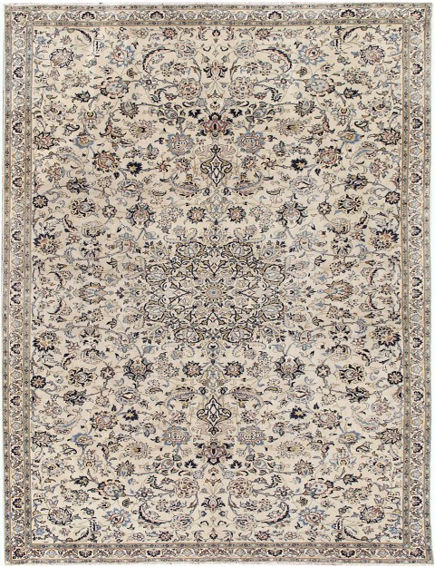 Grün Persien Keshan Teppich 322 x 200 cm