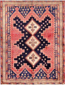 hamadan Tapis 207 x 158 bleu