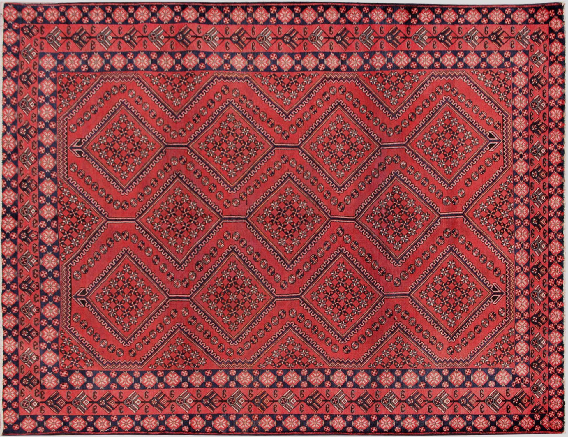 Hamadan Tapijt  rood <br/>301 x 205 cm