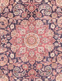 Blauw Perzië Tabriz Tapijt 367 x 249 cm - view 4