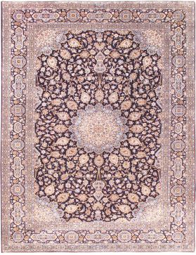 Keshan Carpet 413 x 308 blue