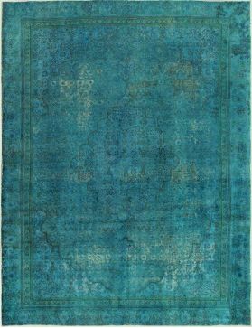 Alfombra persa vintage 356 x 260 turquesa