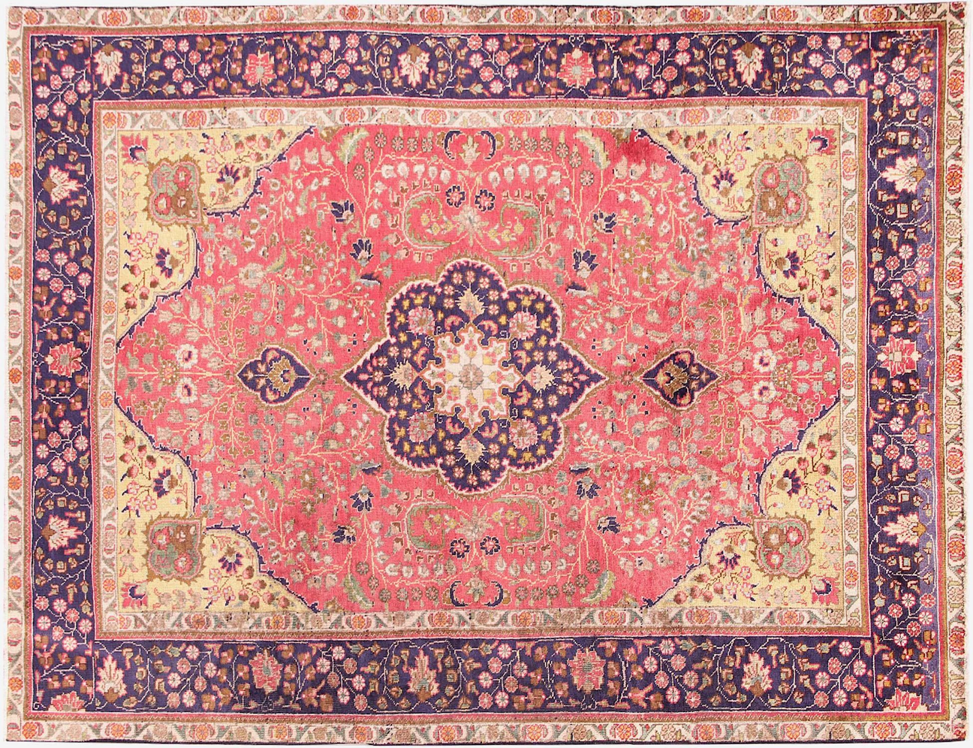 Tabriz Tapijt  rood <br/>300 x 198 cm