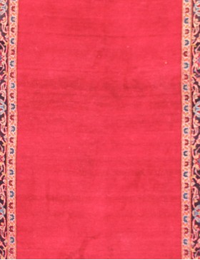 Rød Persia Keshan Teppe  208 x 110 cm