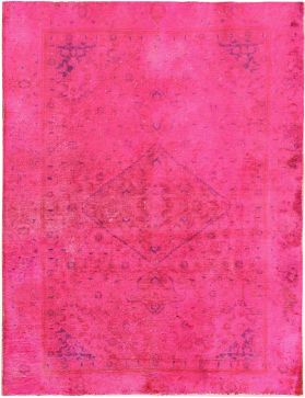 Tappeto vintage persiano 260 x 183 rosa
