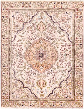 Beige Persien Mashad Teppich 149 x 96 cm