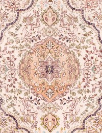 Beige Persa Mashad Alfombra 149 x 96 cm - view 4