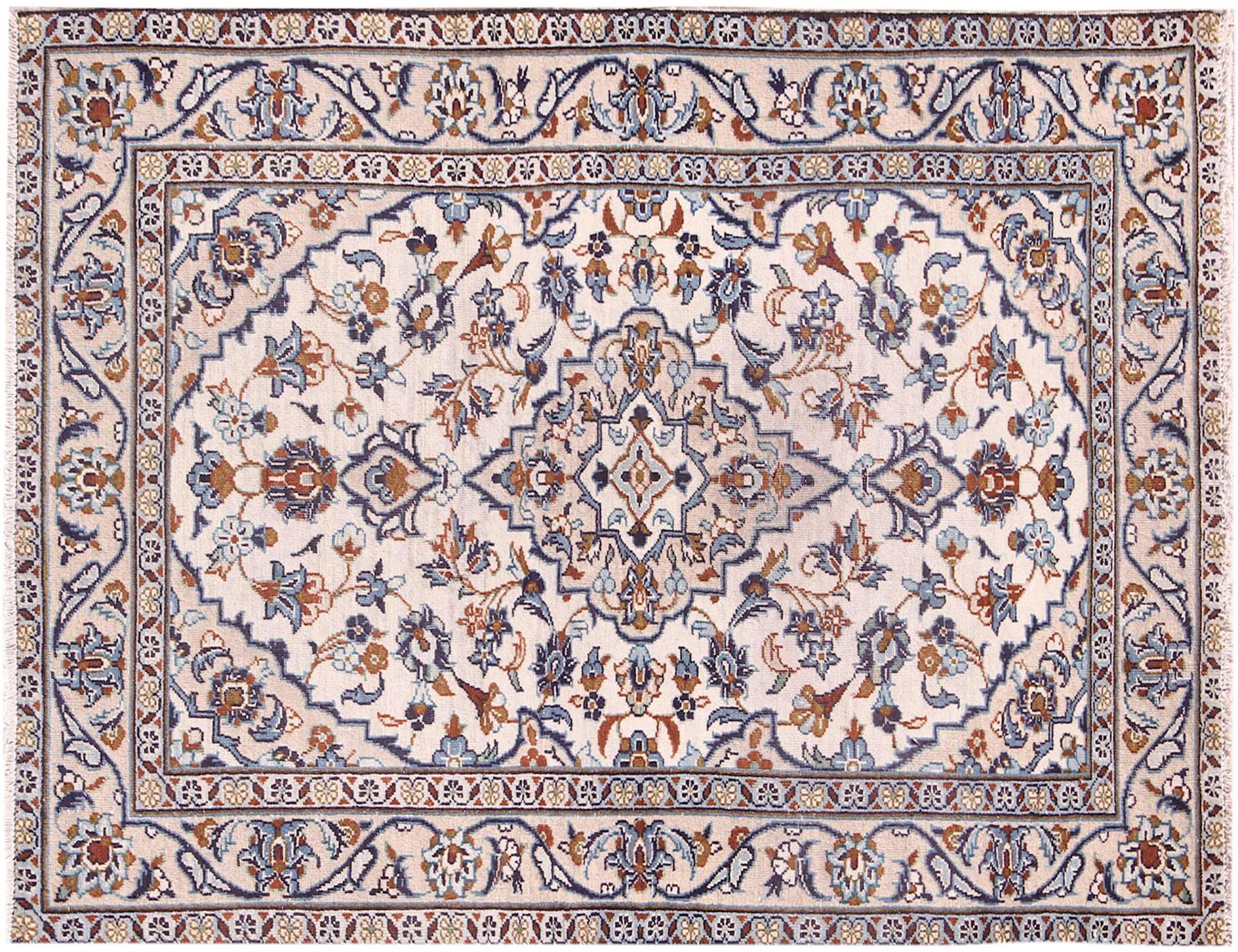 Keshan Tappeto  beige <br/>142 x 95 cm