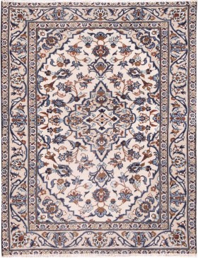 Beige Persiano Keshan Tappeto  137 x 95 cm