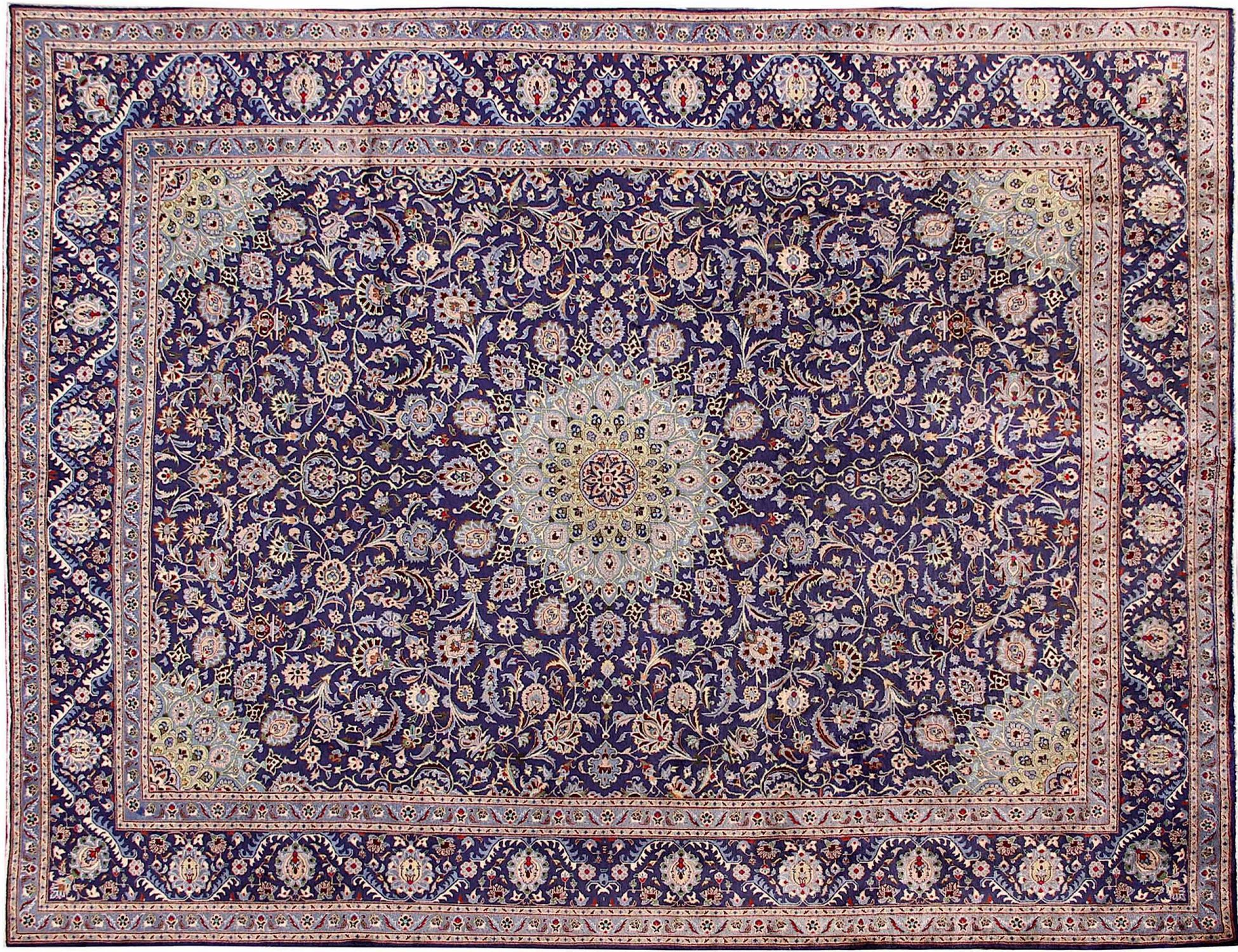 Keshan Tappeto  blu <br/>368 x 289 cm