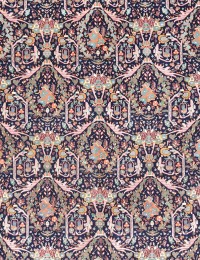 Blau Persien Tabriz Teppich  368 x 289 cm