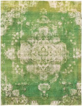 Tappeto vintage persiano 306 x 213 verde