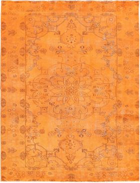 Persischer Vintage Teppich 277 x 180 orange