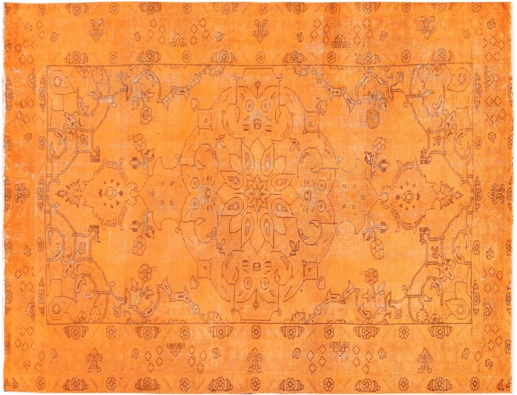 Orange Persia Persian Vintage Carpet 277 x 180 cm