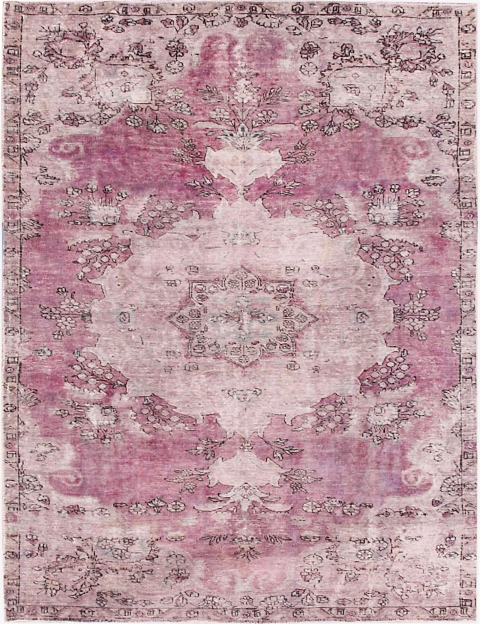 Lilla Tyrkiet  Vintagetæppe  326 x 222 cm