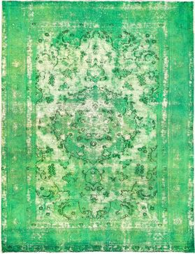 Persischer Vintage Teppich 300 x 210 grün
