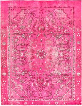 Tappeto vintage persiano  rosa <br/>300 x 188 cm