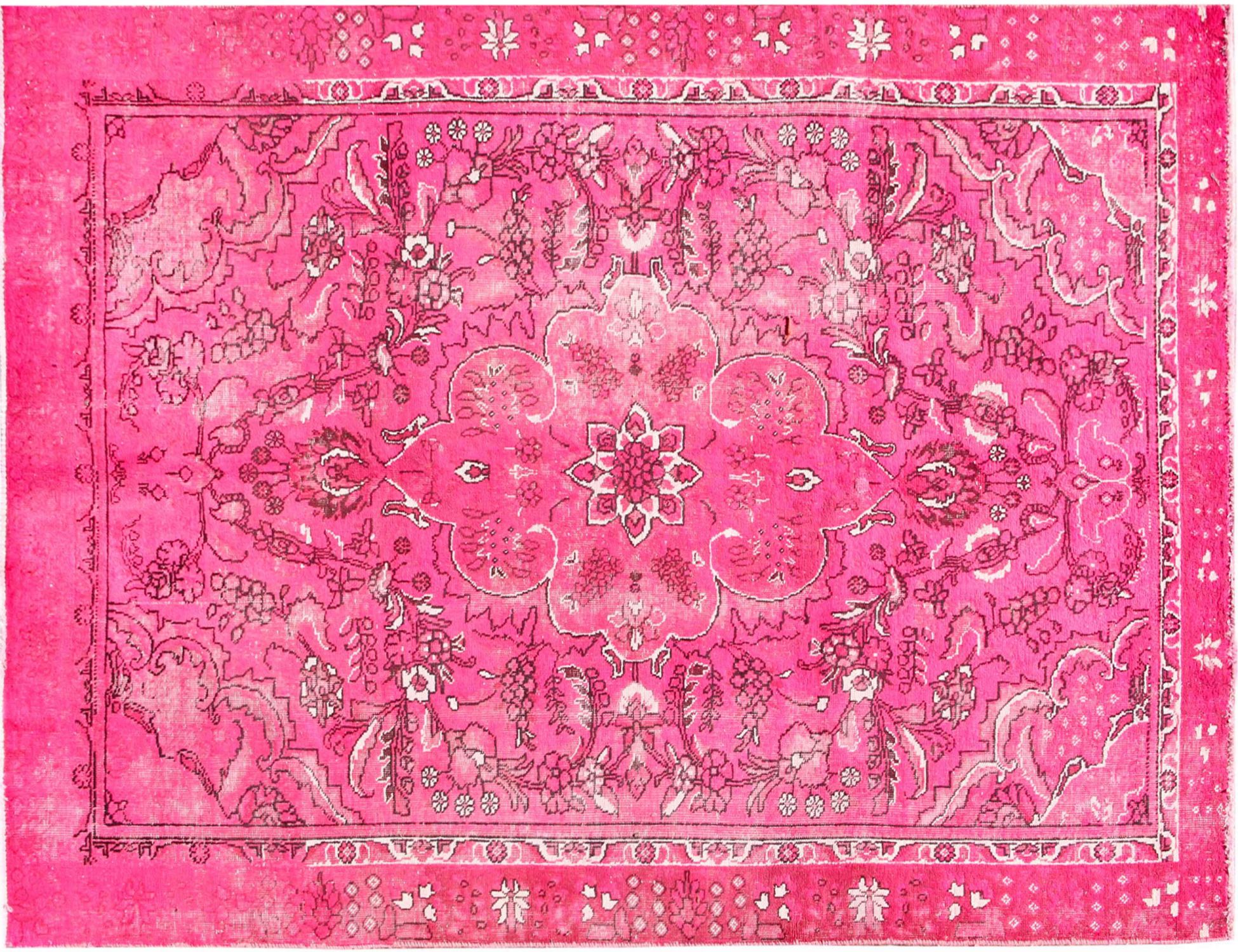 Tappeto vintage persiano  rosa <br/>300 x 188 cm