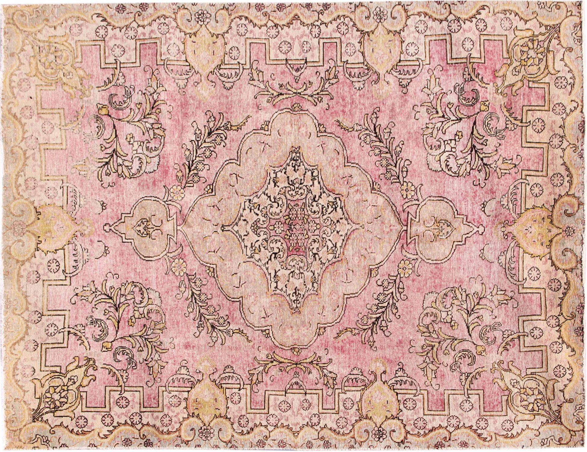 Persischer Vintage Teppich  beige <br/>295 x 213 cm