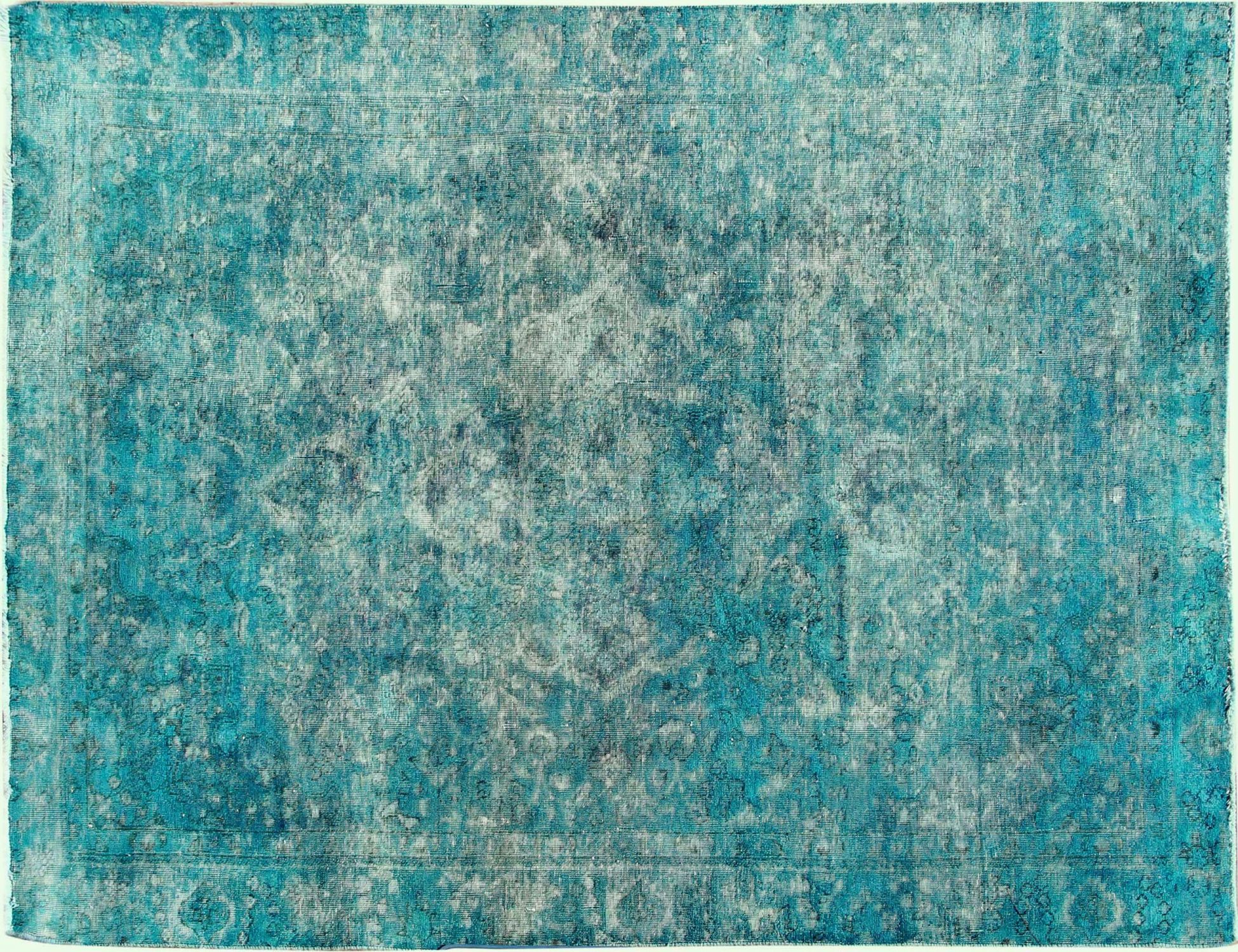Persischer Vintage Teppich  türkis <br/>274 x 184 cm