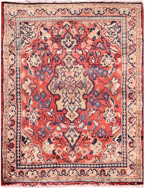 Arancione Persiano  Sarouk Tappeto  118 x 80 cm